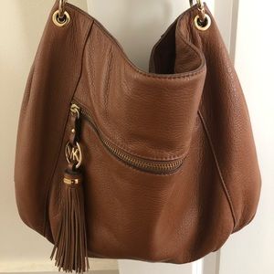 Michael Kors: Brown leather Hobo Purse